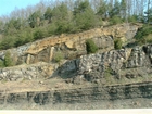 I 64 West of Grayson Kentucky - Back Barrier lagoons and tidal channels