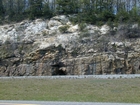 Barrier Facies of Pensylvannian Pottsville Formation, I. 75 just south of Jellico, Tennessee