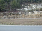 Barrier Facies of Pensylvannian Pottsville Formation, I. 75 just south of Jellico, Tennessee