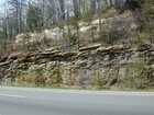 Barrier Facies of Pensylvannian Pottsville Formation, I. 75 just south of Jellico, Tennessee