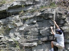 Barrier Facies of Pensylvannian Pottsville Formation, I. 75 just south of Jellico, Tennessee