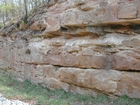 Barrier Facies of Pensylvannian Pottsville Formation, I. 75 just south of Jellico, Tennessee