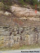 Barrier Facies of Pensylvannian Pottsville Formation, I. 75 just south of Jellico, Tennessee