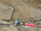 Barrier Facies of Pensylvannian Pottsville Formation, I. 75 just south of Jellico, Tennessee