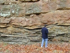 Barrier Facies of Pensylvannian Pottsville Formation, I. 75 just south of Jellico, Tennessee