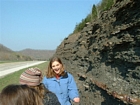 Mississippian Borden Formation, prodelta and shales, I 64 just east of Morehead, Kentucky