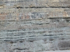 Road side outcrops expressing the geology of the stacked fluvial system sediments exposed in the Pennsylvanian Breathitt Formation just north of Louisa in Eastern Kentucky on US 23 on the western margin of the Appalachian Mountain foreland basin