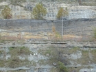 Road side outcrops expressing the geology of the stacked fluvial system sediments exposed in the Pennsylvanian Breathitt Formation just north of Louisa in Eastern Kentucky on US 23 on the western margin of the Appalachian Mountain foreland basin