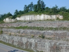 Intertidal carbonate storm deposits in outcrops of the Upper Mississippian Newman Formation. Roadcuts on Rt 519 of Eastern Kentucky south of Morehead in the western Appalachian Mountains