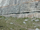 Mississippian Newman Formation South of Morehead on Rt 801 Eastern Kentucky contact with underlying soils of the next shoaling upward cycle