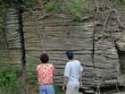 Ordovician Cincinnatian Group shelf close to Winchester Kentucky, Route 627