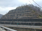 The huge road cut at Pikevill on Rt 23