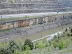 The huge road cut at Pikevill on Rt 23