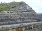 The huge road cut at Pikevill on Rt 23