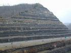 The huge road cut at Pikevill on Rt 23