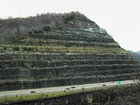 The huge road cut at Pikeville on Rt 23