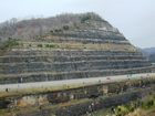 The huge road cut at Pikeville on Rt 23