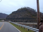 The huge road cut at Pikeville on Rt 23