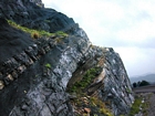 Contact between the Lower Newman Formation and the Mississippian Upper Newman Limestone Formation including the Pencil Cave, the Little Lime and much of the rest of the Bluefield Formation at Pound Gap