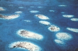 Pinnacle reefs to the lea of the Belize Barrier Reef: Jim Ebanks photo