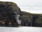 Upper Clare Shale of the Upper Carboniferous (Namurian) exposed in the cliffs west and down below Bromore West of Co Kerry. These outcrops are just north of Ballybunion. The shales represent a change in the depositional setting from the underlying Dinantian carbonates.