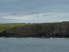 Exposures of Ross Formation in the cliffs west and south of Drom in Co Kerry (Pyles, 2007). These Namurian outcrops of turbiditic sands can be accessed by road, across the cow pastures at Drom and then scrambling down a small steep path besides cliffs.