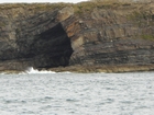 Exposures of Ross Formation in the cliffs west and south of Drom in Co Kerry. These Namurian outcrops turbiditic sands extend south east from the ruined Castle at Leck Point and are best seen from the Shannon Estuary (Rider, 1969, Martinsen, 1989; and Pyles, 2007).