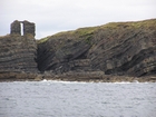 Exposures of Ross Formation in the cliffs at Leck Point in vicinity of the ruins of the Castle west and south of Drom in Co Kerry (Pyles, 2007). These Namurian outcrops turbiditic sands can be accessed by road and across the cow pastures at Drom.