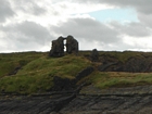 Exposures of Ross Formation in the cliffs northwest of Drom in Co Kerry. These Namurian outcrops turbiditic sands extend northwest from the ruined Castle at Leck Point and are best seen from the Shannon Estuary (Rider, 1969, Martinsen, 1989; and Pyles, 2007).