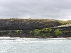 Exposures of Ross Formation in the cliffs northwest of Drom in Co Kerry. These Namurian outcrops turbiditic sands extend northwest from the ruined Castle at Leck Point and are best seen from the Shannon Estuary (Rider, 1969, Martinsen, 1989; and Pyles, 2007).