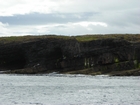 Exposures of Ross Formation in the cliffs northwest of Drom in Co Kerry. These Namurian outcrops turbiditic sands extend northwest from the ruined Castle at Leck Point and are best seen from the Shannon Estuary (Rider, 1969, Martinsen, 1989; and Pyles, 2007).