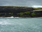 Exposures of Ross Formation in the cliffs northwest of Drom in Co Kerry. These Namurian outcrops turbiditic sands extend northwest from the ruined Castle at Leck Point and are best seen from the Shannon Estuary (Rider, 1969, Martinsen, 1989; and Pyles, 2007).