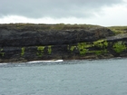 Exposures of Ross Formation in the cliffs northwest of Drom in Co Kerry. These Namurian outcrops turbiditic sands extend northwest from the ruined Castle at Leck Point and are best seen from the Shannon Estuary (Rider, 1969, Martinsen, 1989; and Pyles, 2007).