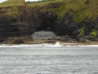 Exposures of Ross Formation in the cliffs northwest of Drom in Co Kerry. These Namurian outcrops turbiditic sands extend northwest from the ruined Castle at Leck Point and are best seen from the Shannon Estuary (Rider, 1969, Martinsen, 1989; and Pyles, 2007).