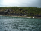 Exposures of Ross Formation in the cliffs northwest of Drom in Co Kerry. These Namurian outcrops turbiditic sands extend northwest from the ruined Castle at Leck Point and are best seen from the Shannon Estuary (Rider, 1969, Martinsen, 1989; and Pyles, 2007).