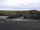 Condensed deeper water sections with Goniatite fauna in the Ross Formation of Dunmore Bay