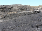 Fisherman's Point exposing Namurian deepwater sediments. Note the cut and fill of channeled Ross Formation on the flank of the coastal monocline.