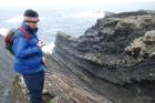 Gull Island Formation with mix of channel sands and lobes and large deformational structures interpreted to have been transported downslope from a deltaic source above.