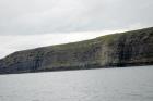 Kilclogher Cliffs exposing deepwater sandstone lobes of the Ross Formation. In the section below are thinner bedded more distal portions of lobes while above are thicker bedded sands towards axies of the lobes.