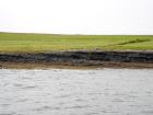 Kilcredaun Cliffs exposing thin bedded turbidite channel fill and turbidite sand lobes in the Upper Carboniferous Namurian Ross Formation. Photographs taken from the fishing vessel Draiocht out of Carrigaholt on the northern shore of the Shannon Estuary.