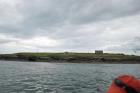 Kilcredaun Cliffs exposing thin bedded turbidite channel fill and turbidite sand lobes in the Upper Carboniferous Namurian Ross Formation. Photographs taken from the fishing vessel Draiocht out of Carrigaholt on the northern shore of the Shannon Estuary.