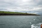 Kilcredaun Cliffs exposing thin bedded turbidite channel fill and turbidite sand lobes in the Upper Carboniferous Namurian Ross Formation. Photographs taken from the fishing vessel Draiocht out of Carrigaholt on the northern shore of the Shannon Estuary.