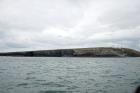 Kilcredaun Cliffs in the vicinity of the Kilcredaun lighthouse. Outcropping in these cliffs are thin bedded turbidite channel fill and turbidite sand lobes in the Upper Carboniferous Namurian Ross Formation. Photographs taken from the fishing vessel Draiocht out of Carrigaholt on the northern shore of the Shannon Estuary.