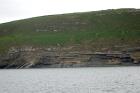 East end of Rehy Cliffs with detail of monoclinical fold in deepwater Ross Formation sands.