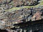 Tullig Formation channel fill sands of Upper Carboniferous or Namurian aged channeling and sorting of the quartz rich character of the sands of the delta front reflect waves impinging on the delta front sands that filled distributary channels and/or proximal bar sands (Andy Pulham personal communication and Martinsen et al., 2008).