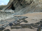 Booley Bay near Duncannon on the north west coast of Hook Head Late Cambrian Booley Bay Formation slope sands and shales that accumulated below wave base