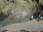 Booley Bay near Duncannon on the north west coast of Hook Head Late Cambrian Booley Bay Formation slope sands and shales that accumulated below wave base