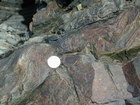 Late Cambrian Booley Bay Formation slumps in slope sands and shales that accumulated below wave base: Booley Bay near Duncannon on the north west coast of Hook Head 