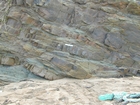 North Lumsdin's Bay Hook Head cut and fill back barrier or shallow shelf (?) Carboniferous Porter's Gate Formation