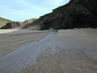 Stream Thru Beach Gravel Templetown Bay